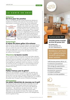  Janvier 2021 - Parution Relais d'Or dans le magazine Generations - www.generations-plus.ch